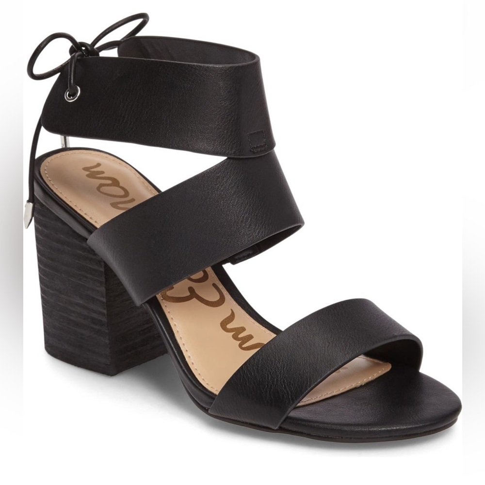 San Edelman Valerie Block Heel Sandal - Size 7